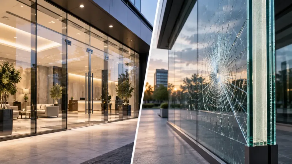 Tempered vs Laminated Glass for Commercial Properties