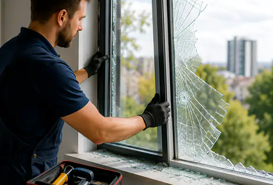 broken window