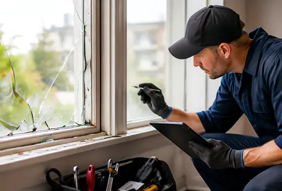 broken window
