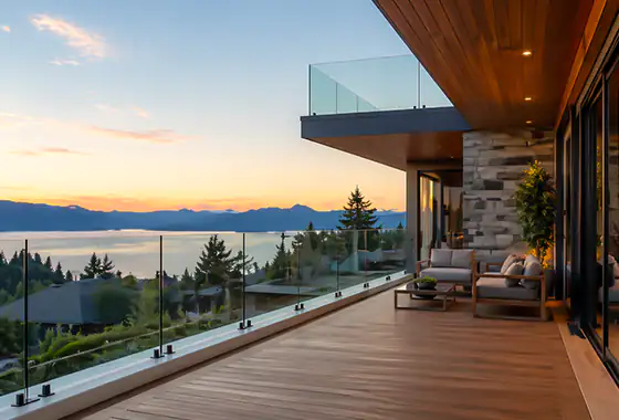 glass railings